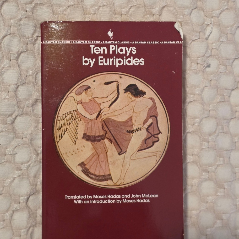 Ten Plays by Euripides Book OS Red Good‎ Greek Tragedy Classic Drama
